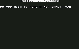 Battle For Normandy screenshot 3 for Commodore 64